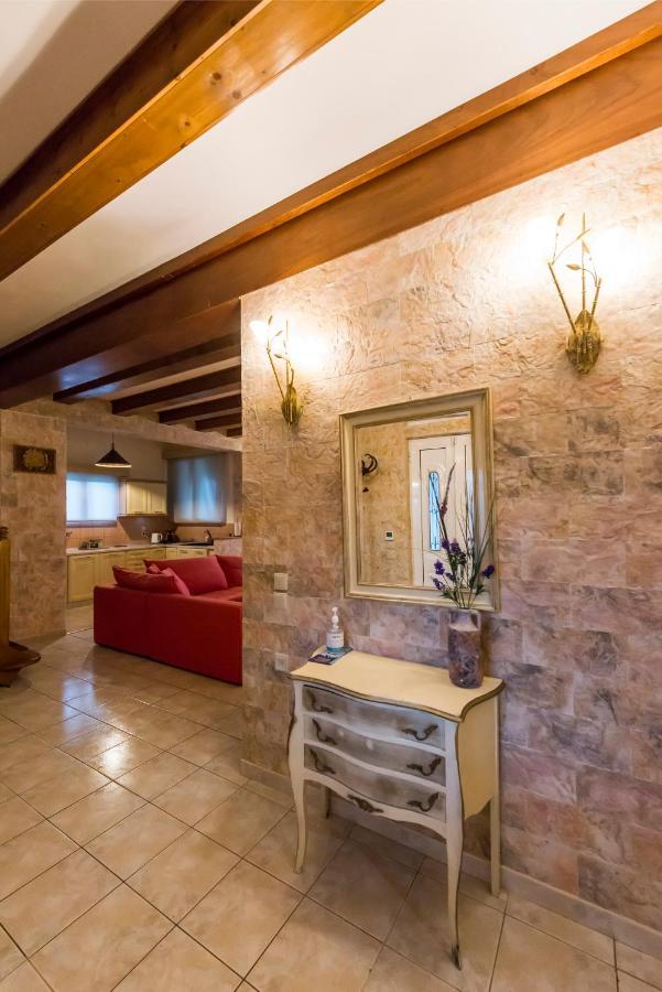 Villa Maxim With Private Pool & Tennis Court Halikounas Экстерьер фото