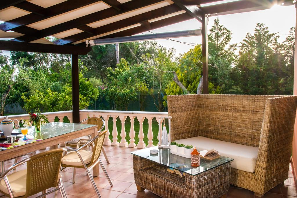 Villa Maxim With Private Pool & Tennis Court Halikounas Экстерьер фото